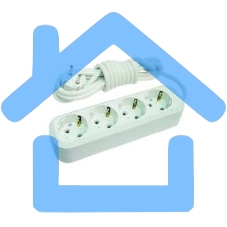 Удлинитель 4 гн 3 м с\з Makel MGP153