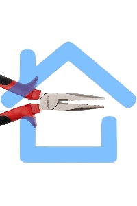 Тонкогубцы Rexant 160 мм никелированные, двухкомпонентные рукоятки