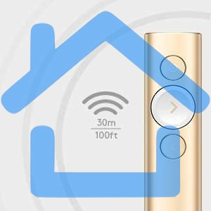 Презентер Logitech Spotlight золотистый, радиоканал, USB, кнопки - 3