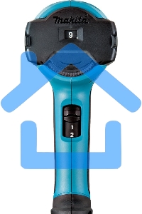 Фен Makita HG 6031 VK 1800Вт 250-500л/мин с регулировкой, с насадками, кейс