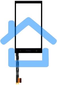 Сенсорное стекло (тачскрин) для HTC One mini, черное