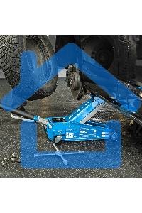 Домкрат гидравлический подкатной, 3 т, 120-450 мм, быстрый подъем, проф. Stels