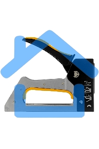 Степлер металлический, скобы в комплекте, 2К рукоятка, тип 53, 6-10 мм Denzel