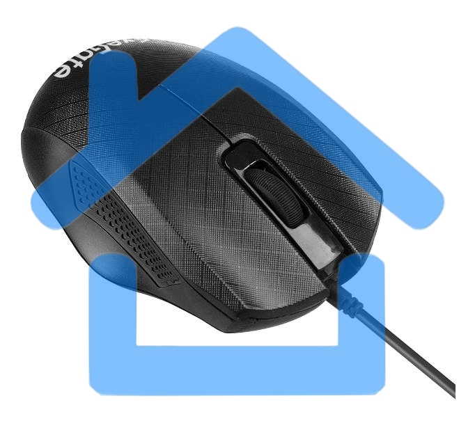 Мышь проводная ExeGate Professional Standard SH-9027 черный, 1000 dpi, USB, кнопки - 3