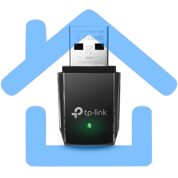Адаптер TP-LINK Archer T3U AC1300 Мини Wi-Fi MU-MIMO USB-адаптер