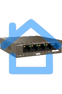 Гигабитный коммутатор IP-COM G1105PD-5-портовый PD с 4 портами PoE