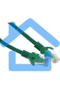 Патч-корд UTP Cablexpertкат.6, 0.25м, литой, многожильный, зеленый