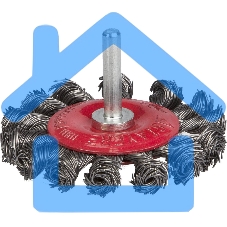 Кордщетка STAYER 35115-075_z01дисковая для дрели плетеные пучки проволоки 0.5мм 75мм