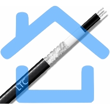 Кабель нагрев. саморег. 30Вт/м с экраном 220В (термопласт) EXTHERM LTC30-2CR