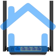 Роутер беспроводной TP-Link Archer C54 AC1200 10/100BASE-TX черный