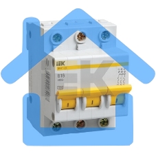 Выключатель автоматический модульный 3п D 25А 4.5кА ВА47-29 ИЭК MVA20-3-025-D