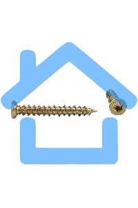 Шуруп по бетону KRANZ 7.5х52, короб (1 400 шт)