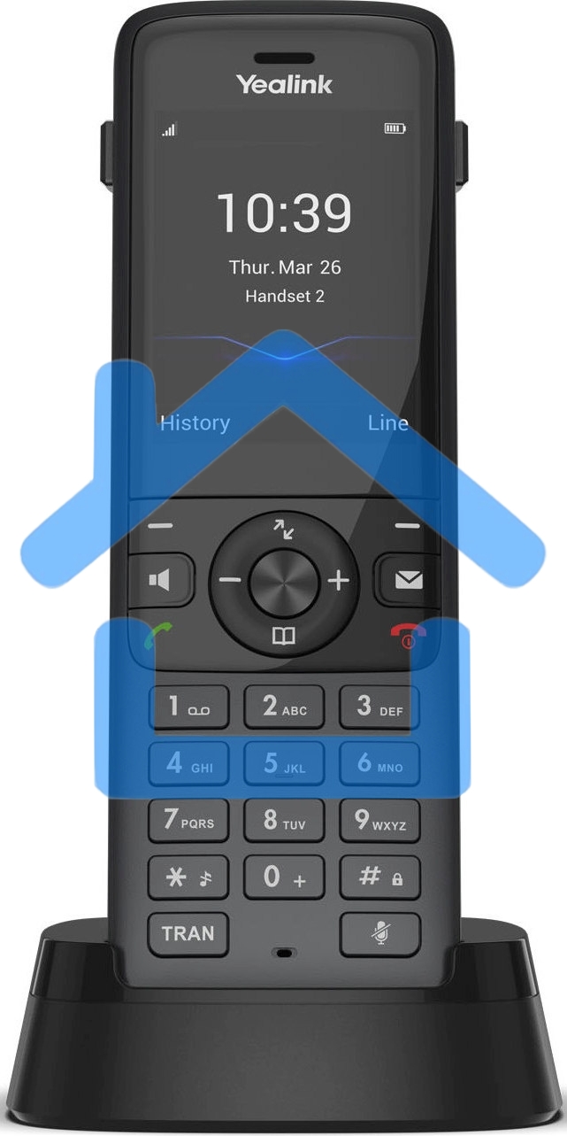 Телефон SIP Yealink W78P черный