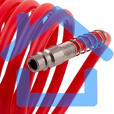 Шланг спиральный Matrix воздушный, 15 м, с быстросъемными соединениями