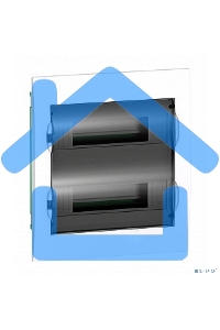 Бокс СП EASY9 встраив. с прозрачной дверью 2ряда 24мод. SchE EZ9E212S2FRU