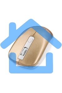 Мышь беспроводная Gembird MUSW-400-G золотой, 1600 dpi, радиоканал, USB, кнопки - 4