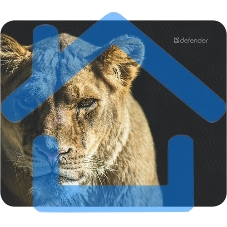 Коврик для мыши Defender Wild Animals и, 220x180x2 мм, 8 видов