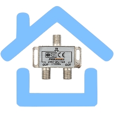 Делитель ТВ х 2 под F разъем 5-1000 МГц 05-6021 PROconnect