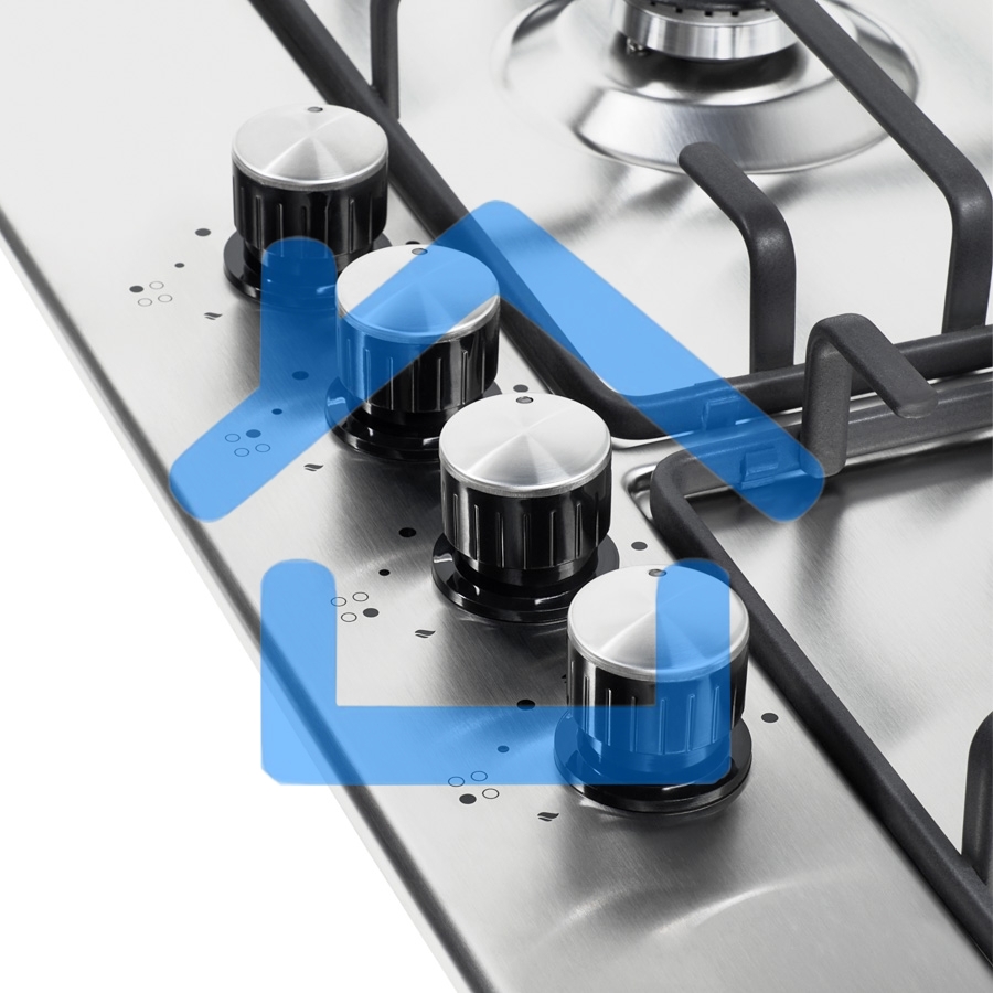 Газовая варочная панель Maunfeld EGHS.64.3ES/G/ • Тип установки: независимая • Управление: фронтальное, переключатели поворотные • Нагревательный элемент: конфорка, 4шт • Мощность конфорок, Вт: 2600, 1700, 1700, 1000• Материал исполнения: нержавеющая стал