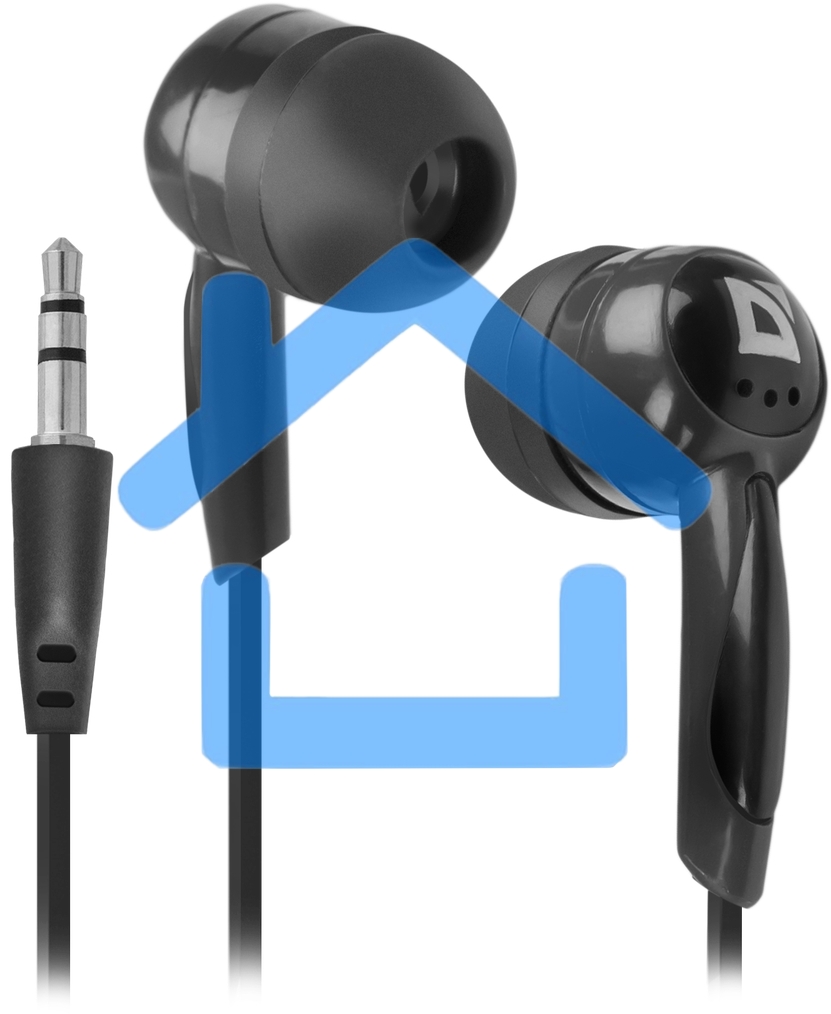 Наушники Defender Basic 604 вставки черный