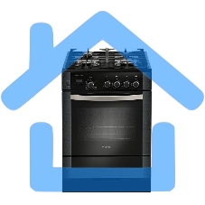 Плита газовая Gefest ПГ 6500-03 0044 черный, конфорок 4 шт, духовка 52 л, 60 см x 85 см x 60 см