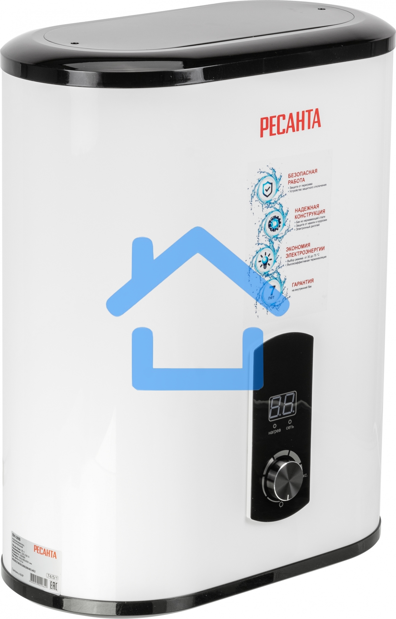 Водонагреватель накопительный Ресанта ВН-30В