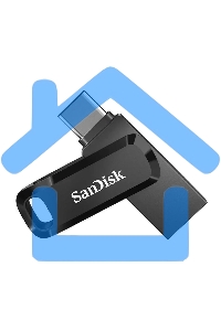 Флешка USB 64 Gb SanDisk Ultra Dual Go, USB 3.1 - USB Type-C черный