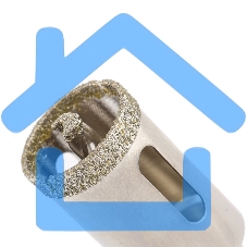Сверло алмазное Matrix по керамограниту, 22x67 мм, 3-гранный хвостовик