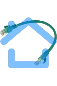 Патч-корд UTP Cablexpertкат.6, 0.25м, литой, многожильный, зеленый