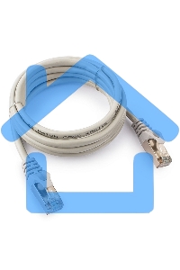 Патч-корд FTP Cablexpert кат.5e, 2м, литой, многожильный (серый)