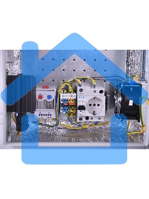 Шкаф ЭКОНОМ уличный всепогодный настенный укомплектованный (В400 Ш400 Г250), комплектация T2-IP65