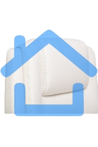 Кресло руководителя Бюрократ _DUKE белый, кожа, крестовина металл/дерево