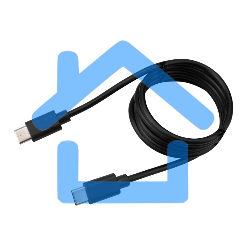 Кабель Type-C - Type-C Rexant 2A/1m/PVC/черный