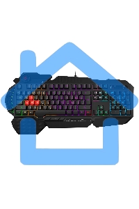 Клавиатура A4Tech Bloody B310N черный USB Multimedia for gamer LED (подставка для запястий) (B310N)