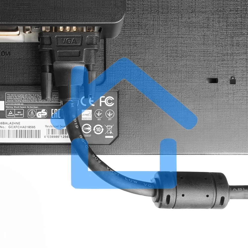 Кабель Greenconnect SVGA 7.0м черный, позолоченные контакты, ферритовые кольца, OD8.0mm. 15M / 15M Premium GCR-VM2VM2-7.0m, 28/28 AWG, двойной экран