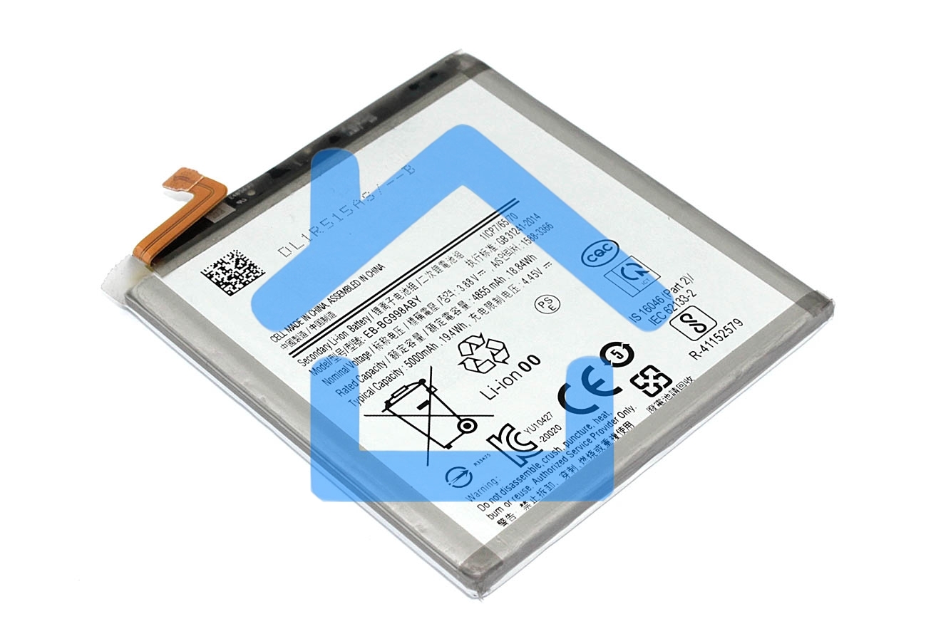 Аккумуляторная батарея для Samsung Galaxy S21 Ultra SM-G998 (EB-BG998ABY) 3.88V 5000mAh