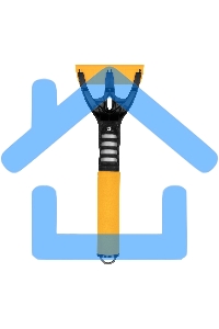 Скребок для удаления льда Denzel мягкая рукоятка