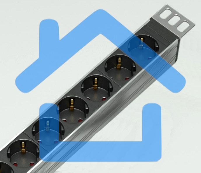 Блок распределения питания ЦМО R-16-15S-10C13-V-1820 верт.размещ. 15xSchuko 10xC13 базовые 16A C20