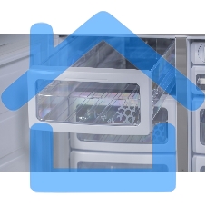 Холодильник Sharp SJGX98PWH белое стекло четырехкамерный 394/211л морозилка снизу