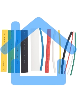 Термоусаживаемые трубки MULTICOLOR 2:1 (Набор 13 шт.) Rexant