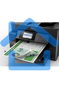 МФУ струйное Epson L15150, (A3, ADF, duplex, 35 стр./мин., Ethernet, Wi-Fi черный)