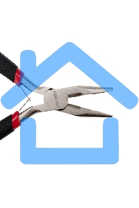 Тонкогубцы Rexant мини 120 мм никелированные, авторазжим, обливные рукоятки