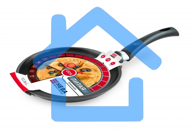 Сковорода блинная НЕВА-МЕТАЛЛ 6224