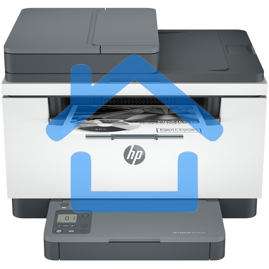 МФУ лазерное HP LaserJet M236sdn (9YG08A), A4, ч/б, печ. до 29 стр/мин., скан. до 19 стр/мин. (ч/б) 10 стр/мин. (цвет), 600 x 600 dpi, USB, RJ-45, Air Print, Mopria