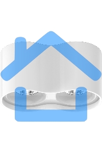 Светильник Gauss Overhead HD032 потолоч. 24Вт 3000K цв.св.:белый теплый белый