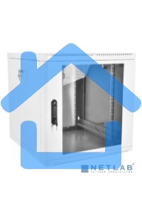 Шкаф телеком. настенный разборный 15U (600х550), съемные стенки, дверь стекло (ШРН-М-15.500) (1 коробка)