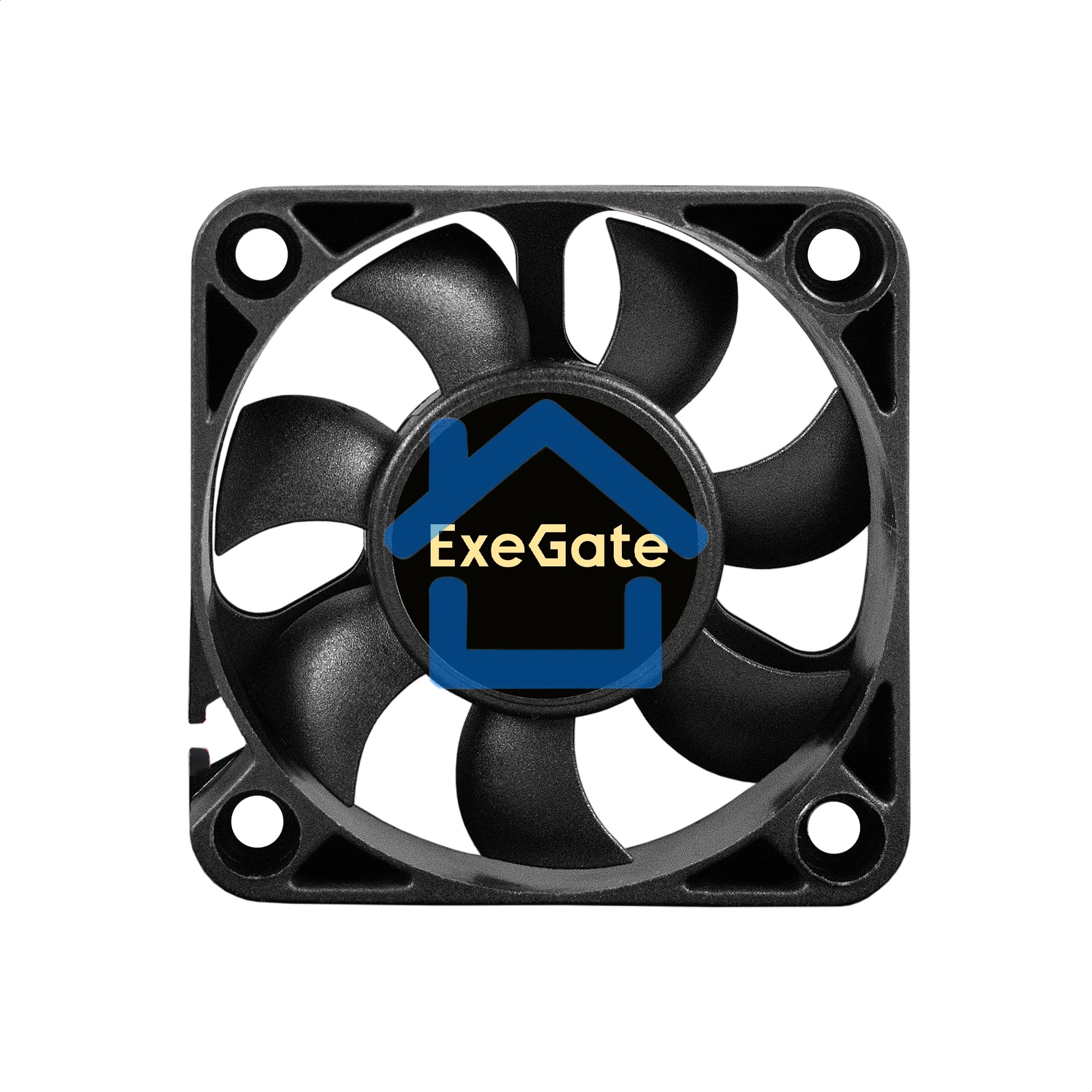 Вентилятор для корпуса ExeGate ExtraSilent ES05010S3P черный, 50 мм, 5000 об/мин, 28 дБ, 3 pin