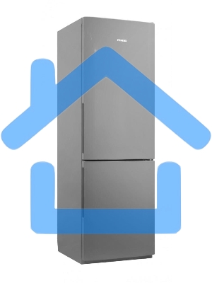 Холодильник Pozis RK FNF-170 серебристый двухкамерный 220/94 л морозилка снизу