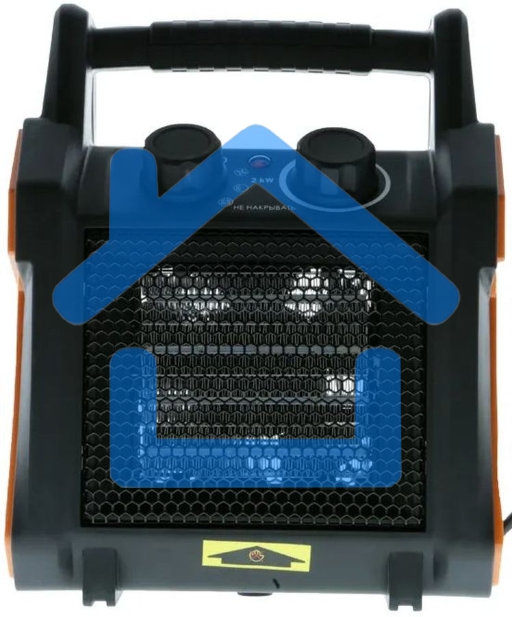 Тепловентилятор Sturm! FH2034CQ, черный/оранжевый, 2000 Вт, 20 м2, термостат