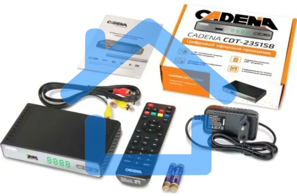 Приемник цифровой эфирный Cadena CDT-2351SB